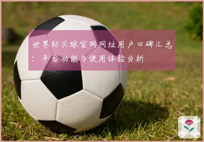 世界杯买球官网网址用户口碑汇总：平台功能与使用体验分析